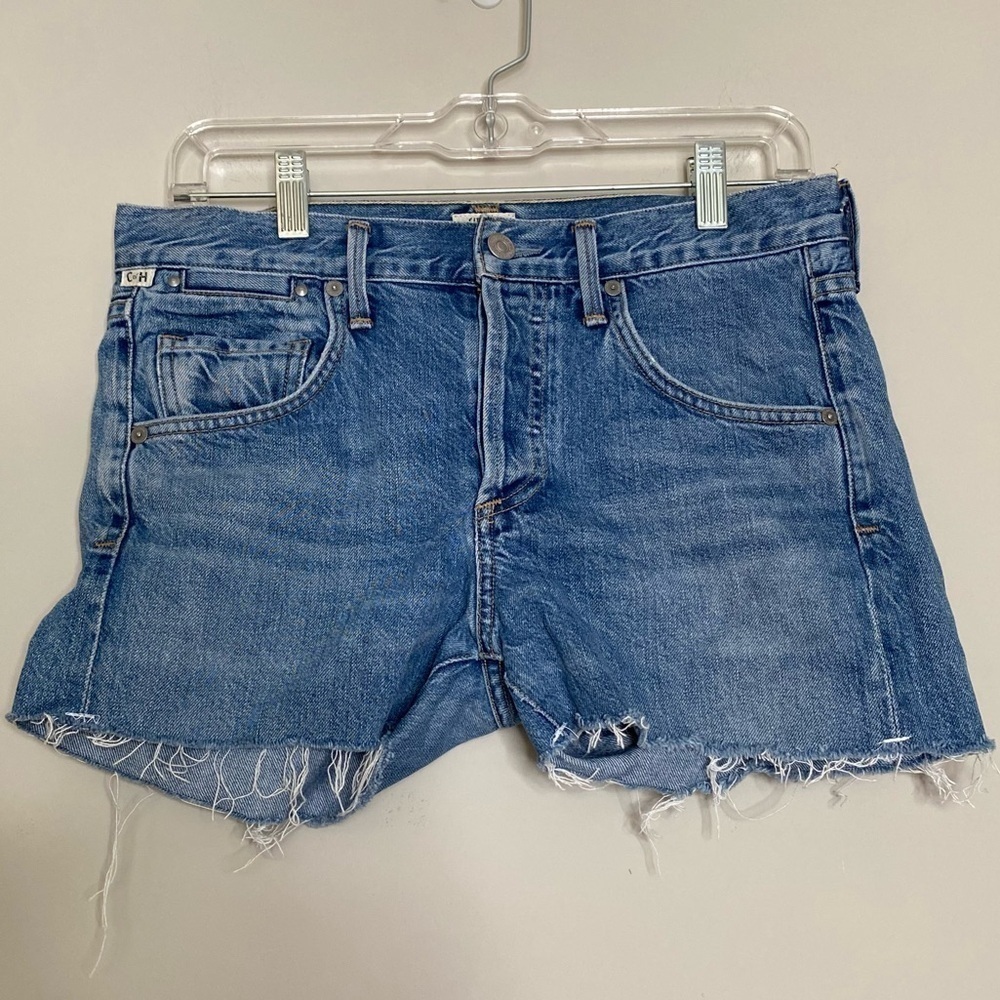 Citizens of Humanity Hidden Button Fly Jean Shorts, 25